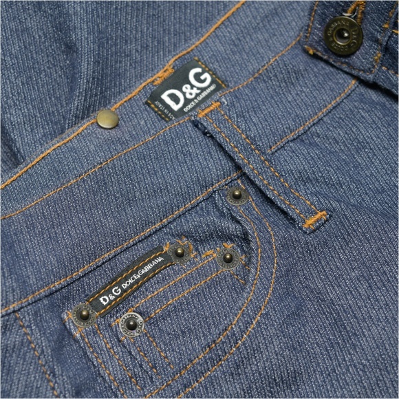 DOLCE & GABBANA Flared Twill Jeans Made in Italy - Picture 11 of 16